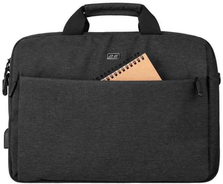 Сумка для ноутбука 2E Melange 16" чорна (2E-CBN9265BK) фото №3