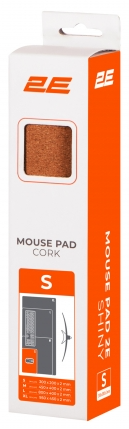 Коврик для мыши 2E CORK S(300x200x2мм) коричневий (2E-PAD-S-CORK) фото №6