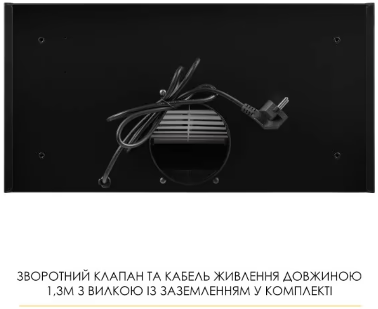 Вытяжка WEILOR LUMINA WBG 65 BLACK фото №13