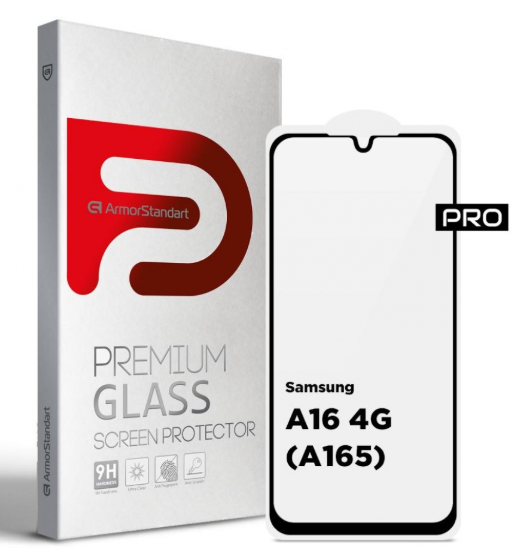 Защитное стекло Armorstandart Pro для Samsung A16 4G (A165) Black (ARM80171)