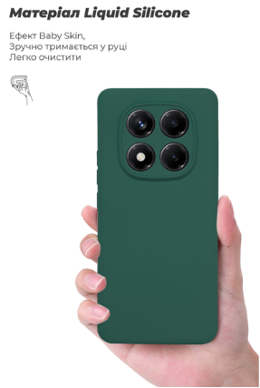 Чехол для телефона Armorstandart ICON для Xiaomi Redmi Note 14 Pro 4G Camera cover Dark Green (ARM86878) фото №5