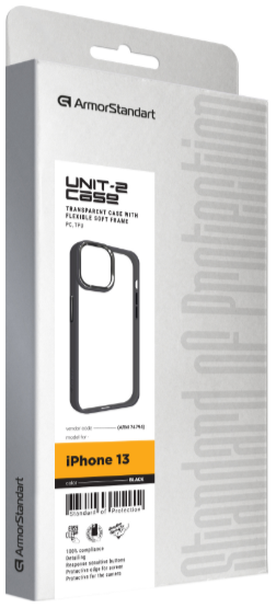 Чехол для телефона Armorstandart UNIT2 для Apple iPhone 13 Black (ARM74794) фото №2