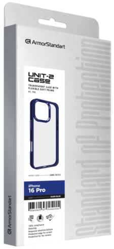Чехол для телефона Armorstandart UNIT2 для Apple iPhone 16 Pro Dark Blue (ARM78757) фото №2