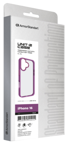 Чохол для телефона Armorstandart UNIT2 для Apple iPhone 16 Violet (ARM78774) фото №2