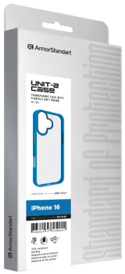 Чохол для телефона Armorstandart UNIT2 для Apple iPhone 16 Sky Blue (ARM78747) фото №2