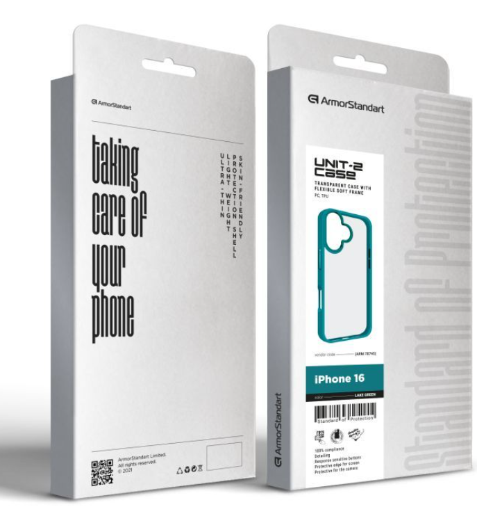 Чехол для телефона Armorstandart UNIT2 для Apple iPhone 16 Lake Green (ARM78745) фото №2