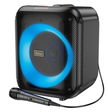 Портативная колонка Hoco HA1 Graceful outdoor BT speaker Black фото №2