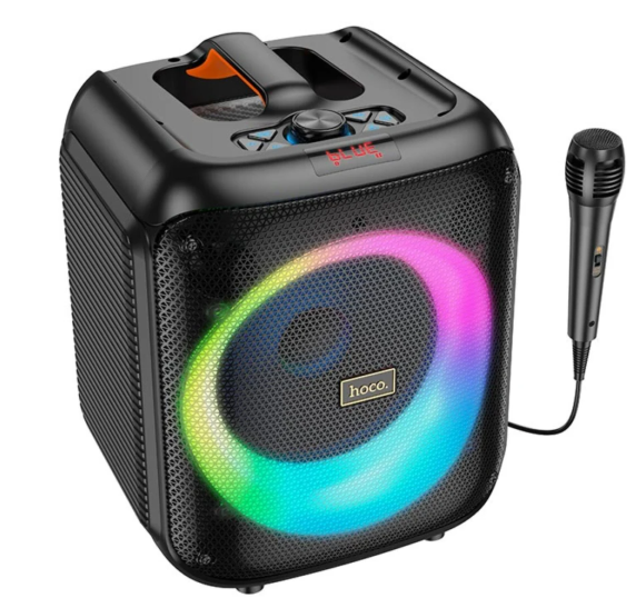 Портативная колонка Hoco HA1 Graceful outdoor BT speaker Black