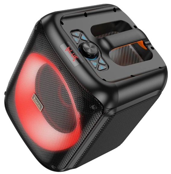 Портативная колонка Hoco HA1 Graceful outdoor BT speaker Black фото №3
