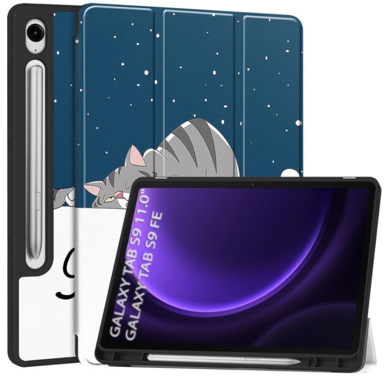 Чехол для планшета BeCover Flexible TPU Mate Samsung Tab S9 (SM-X710/SM-X716)/S9 FE (SM-X510/SM-X516B) 11.0" Good Night (712535)