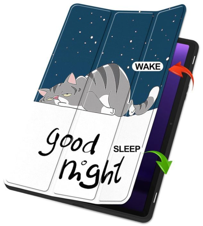 Чехол для планшета BeCover Flexible TPU Mate Samsung Tab S9 (SM-X710/SM-X716)/S9 FE (SM-X510/SM-X516B) 11.0" Good Night (712535) фото №5