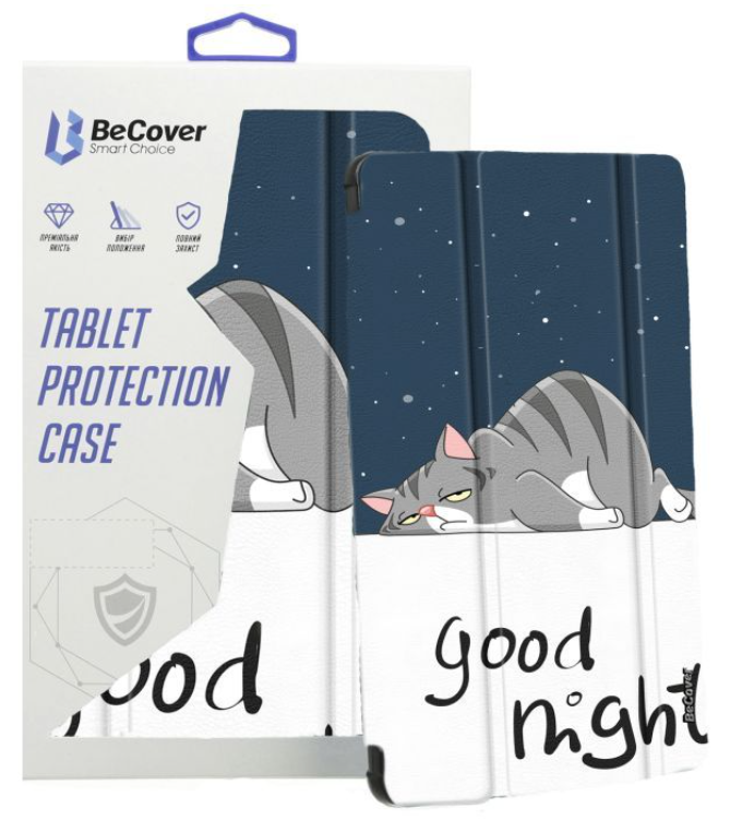 Чехол для планшета BeCover Flexible TPU Mate Samsung Tab S9 (SM-X710/SM-X716)/S9 FE (SM-X510/SM-X516B) 11.0" Good Night (712535) фото №7