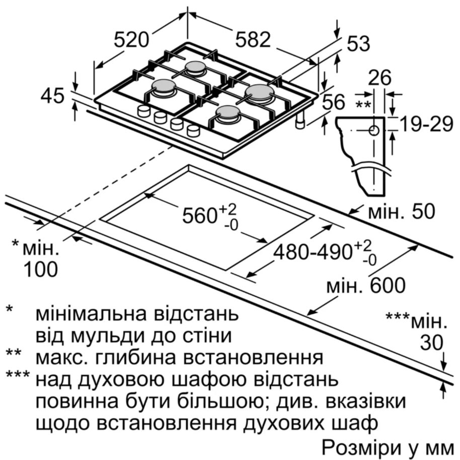 Варильна поверхня Bosch PGP6B6K90R фото №6