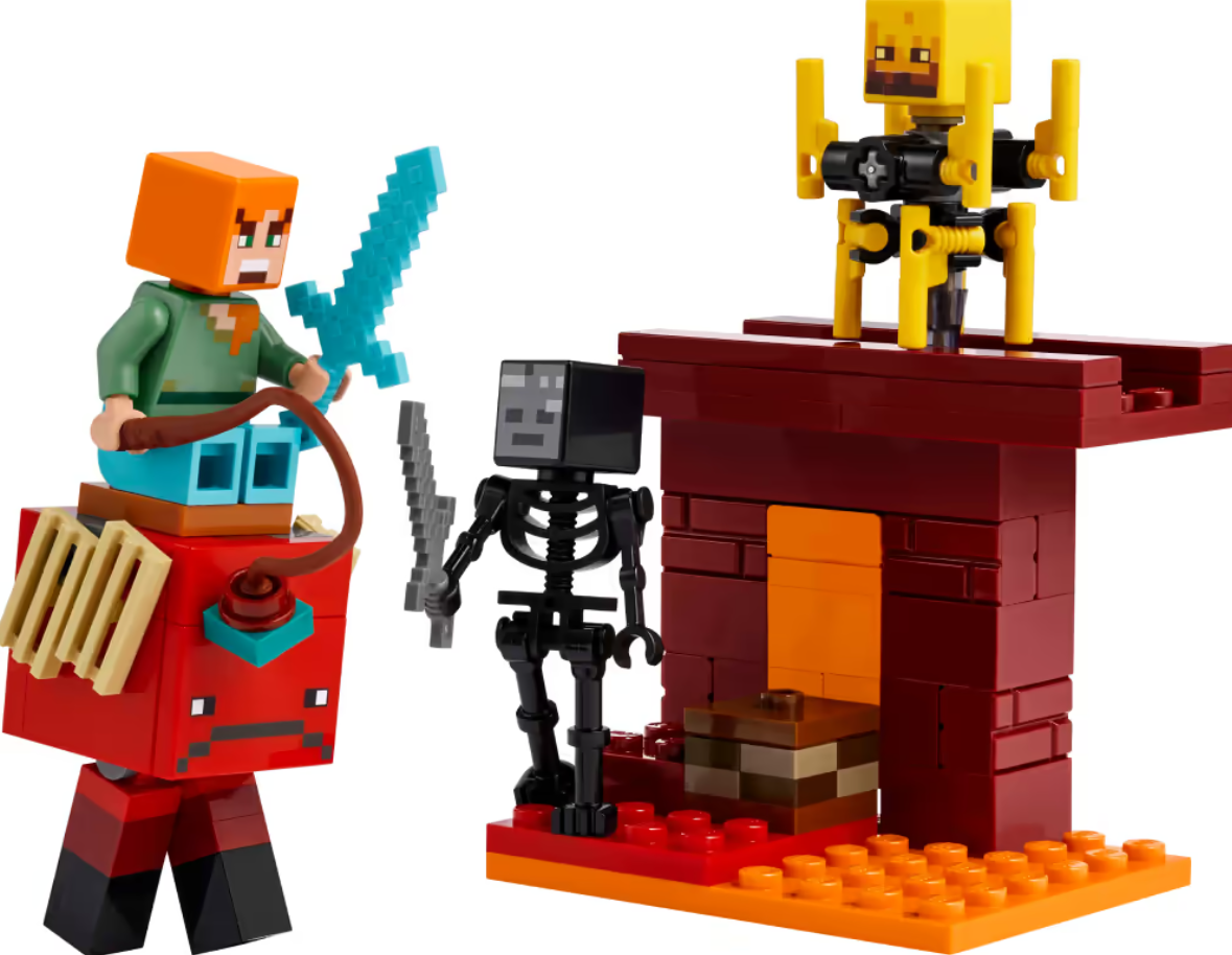 Конструктор Lego Minecraft Битва з лавою у Незері фото №3