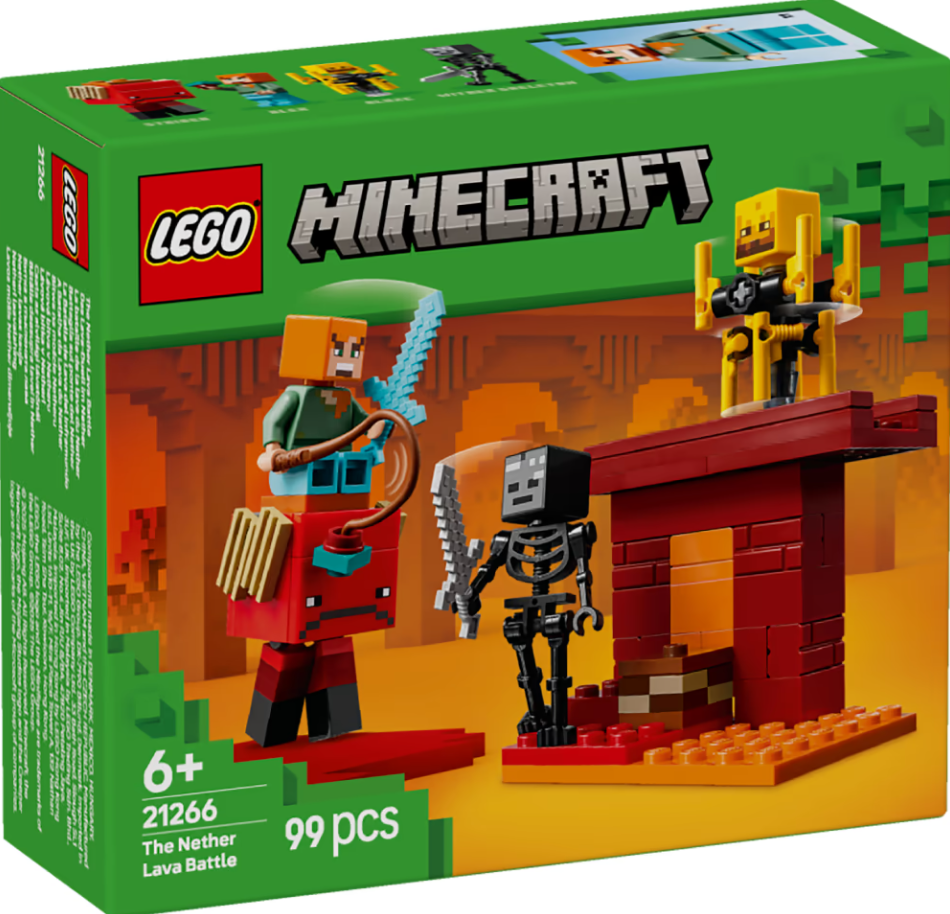 Конструктор Lego Minecraft Битва з лавою у Незері фото №4