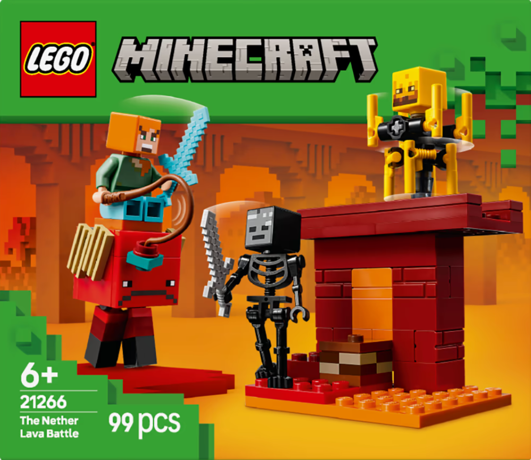 Конструктор Lego Minecraft Битва з лавою у Незері фото №5