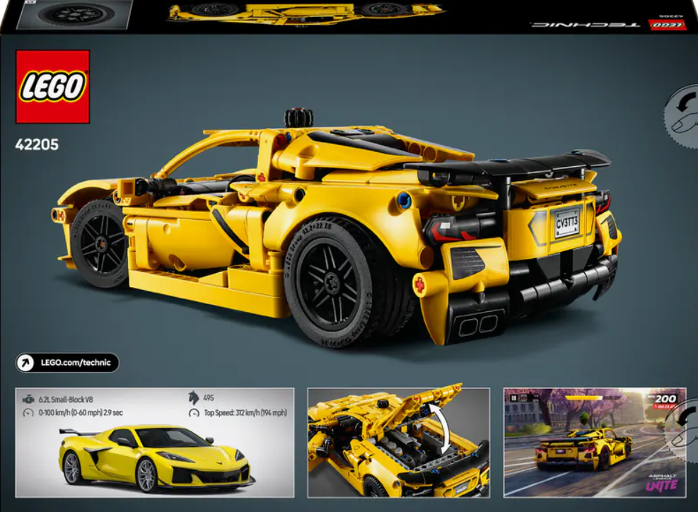 Конструктор Lego Technic Chevrolet Corvette Stingray фото №7