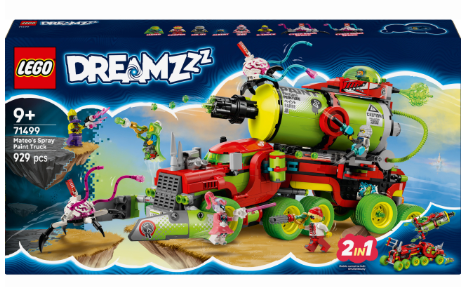 Конструктор Lego Dreamzzz Вантажівка Матео з аерозольною фарбою