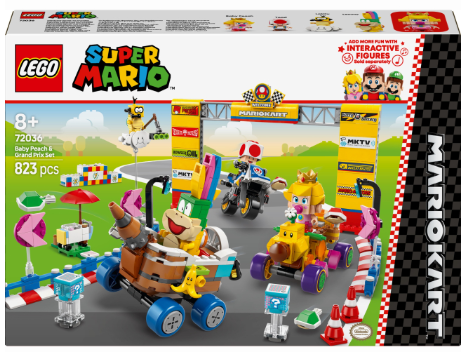 Конструктор Lego Super Mario Mario Kart – Baby Peach & Grand Prix. Набір фото №2
