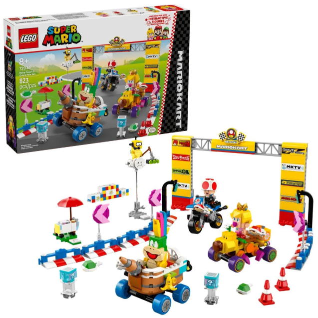 Конструктор Lego Super Mario Mario Kart – Baby Peach & Grand Prix. Набір