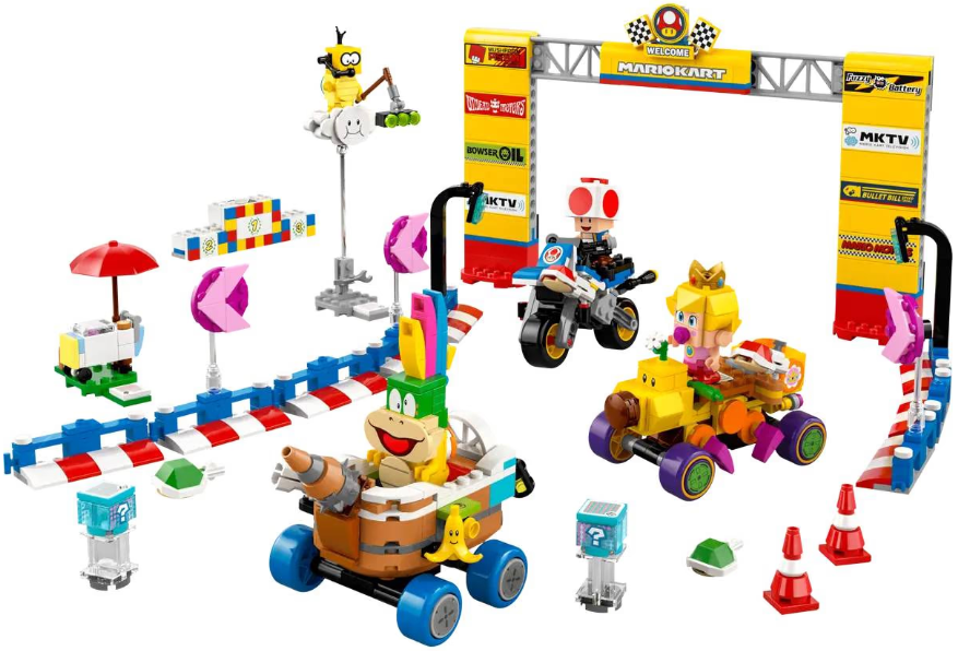 Конструктор Lego Super Mario Mario Kart – Baby Peach & Grand Prix. Набір фото №3