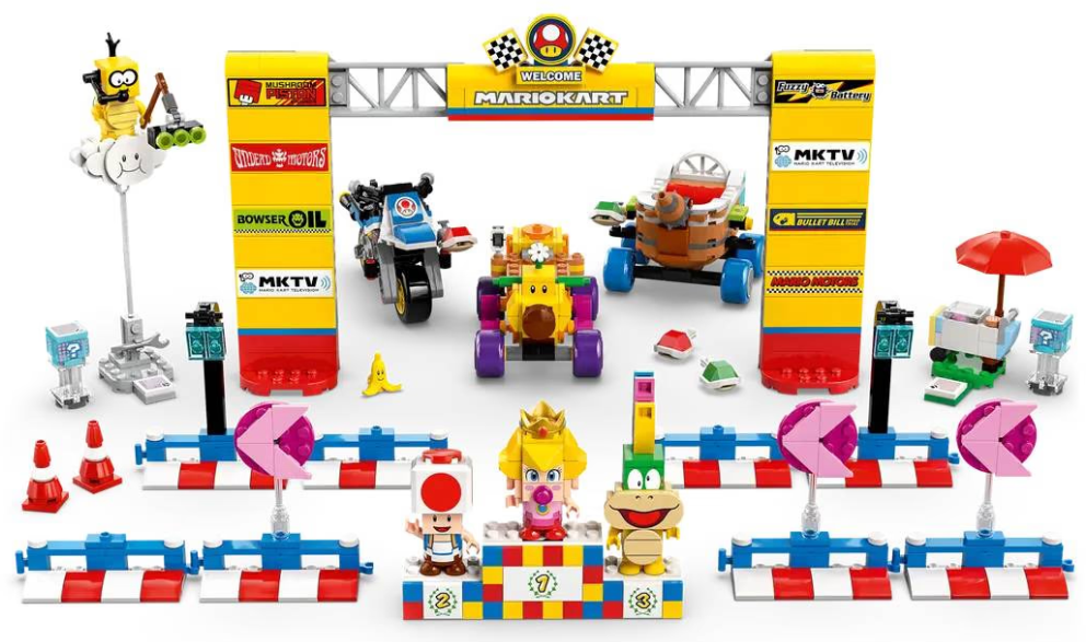 Конструктор Lego Super Mario Mario Kart – Baby Peach & Grand Prix. Набір фото №7