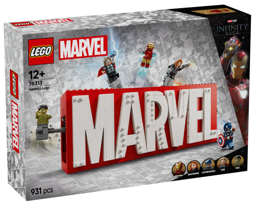 Конструктор Lego Super Heroes Логотип і мініфігурки MARVEL фото №3