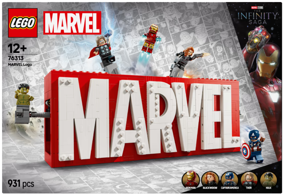 Конструктор Lego Super Heroes Логотип і мініфігурки MARVEL фото №4