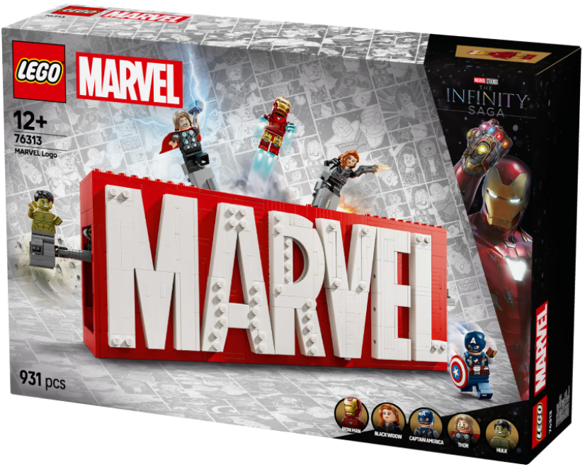 Конструктор Lego Super Heroes Логотип і мініфігурки MARVEL фото №5