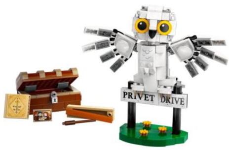 Конструктор Lego Harry Potter Гедвіґа на Тисовій вулиці, 4 фото №2