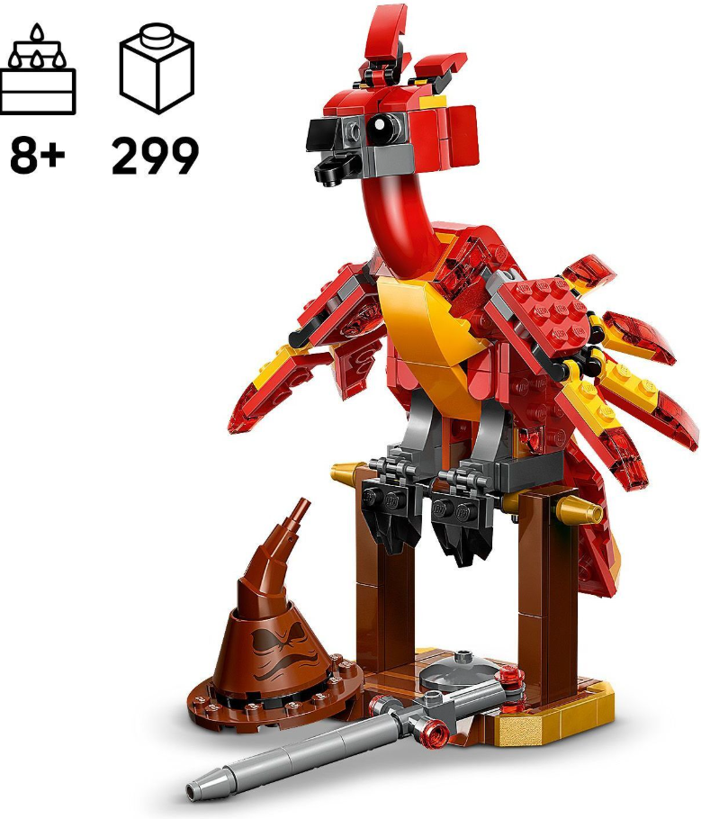 Конструктор Lego Harry Potter Фоукс: фенікс Дамблдора фото №2
