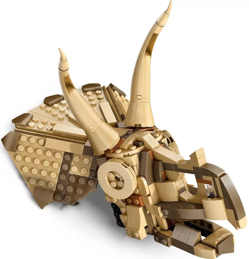 Конструктор Lego Jurassic World  Скам'янілості динозаврів: череп трицератопса фото №4