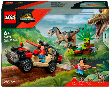Конструктор Lego Jurassic World Втеча по бездоріжжю від раптора