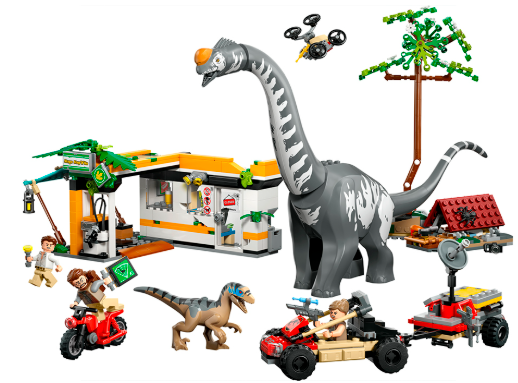 Конструктор Lego Jurassic World Місія з відстеження раптора і титанозавра фото №2