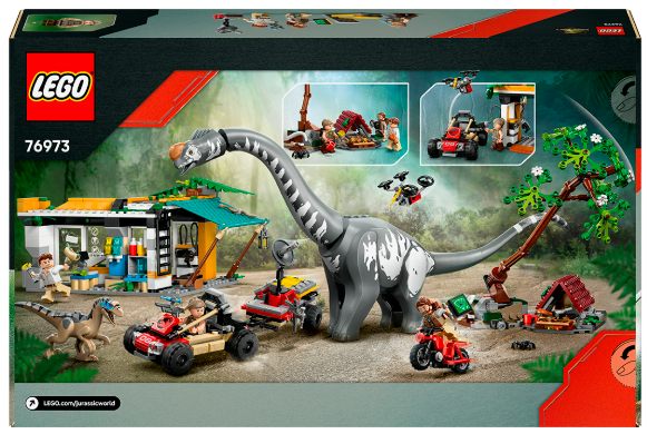 Конструктор Lego Jurassic World Місія з відстеження раптора і титанозавра фото №3