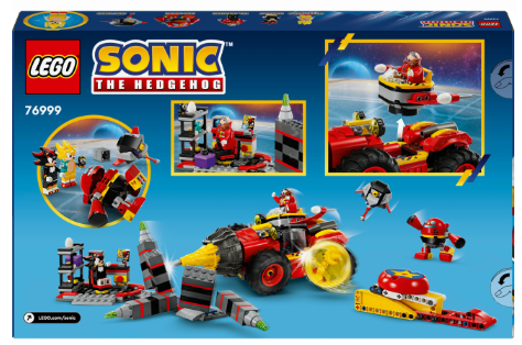 Конструктор Lego Sonic the Hedgehog Супер Сонік проти Яйця-бурильника фото №3