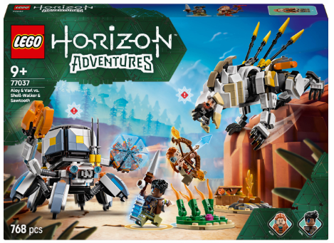 Конструктор Lego Horizon Aloy і Varl проти Shell-Walker і Sawtooth