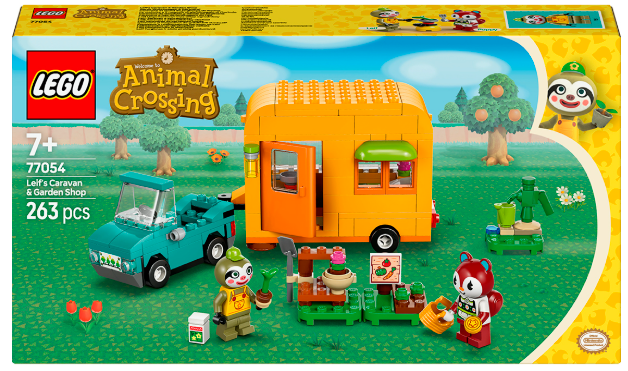 Конструктор Lego Animal Crossing Садова крамниця і караван, що належать Leif