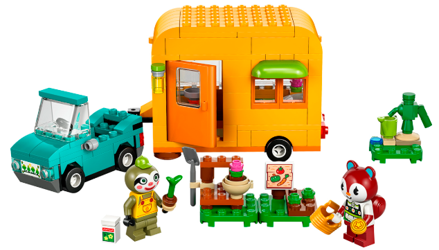 Конструктор Lego Animal Crossing Садова крамниця і караван, що належать Leif фото №2