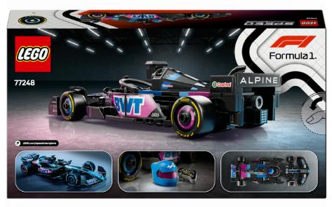 Конструктор Lego Speed Champions Автомобіль для перегонів BWT Alpine F1® Team A524 фото №3