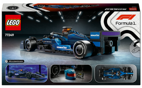 Конструктор Lego Speed Champions Автомобіль для перегонів F1® Williams Racing FW46 фото №3