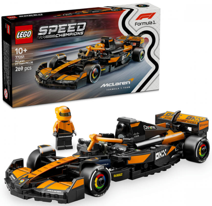 Конструктор Lego Speed Champions Автомобіль для перегонів McLaren F1® Team MCL38