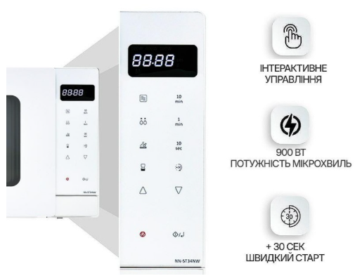 Мікрохвильова піч Panasonic NN-ST34NWZUE фото №4