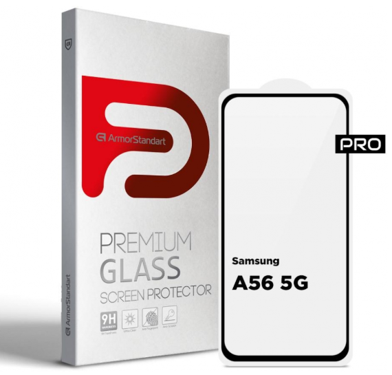 Защитное стекло Armorstandart Pro Samsung A56 5G Black (ARM82612)