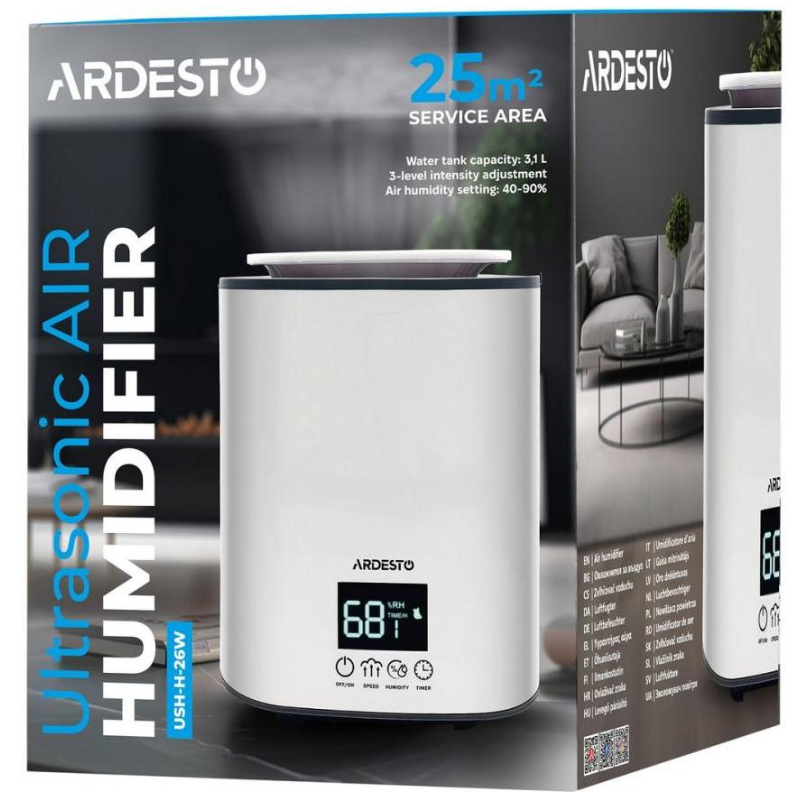 Зволожувач повітря Ardesto USH-H-26W фото №10