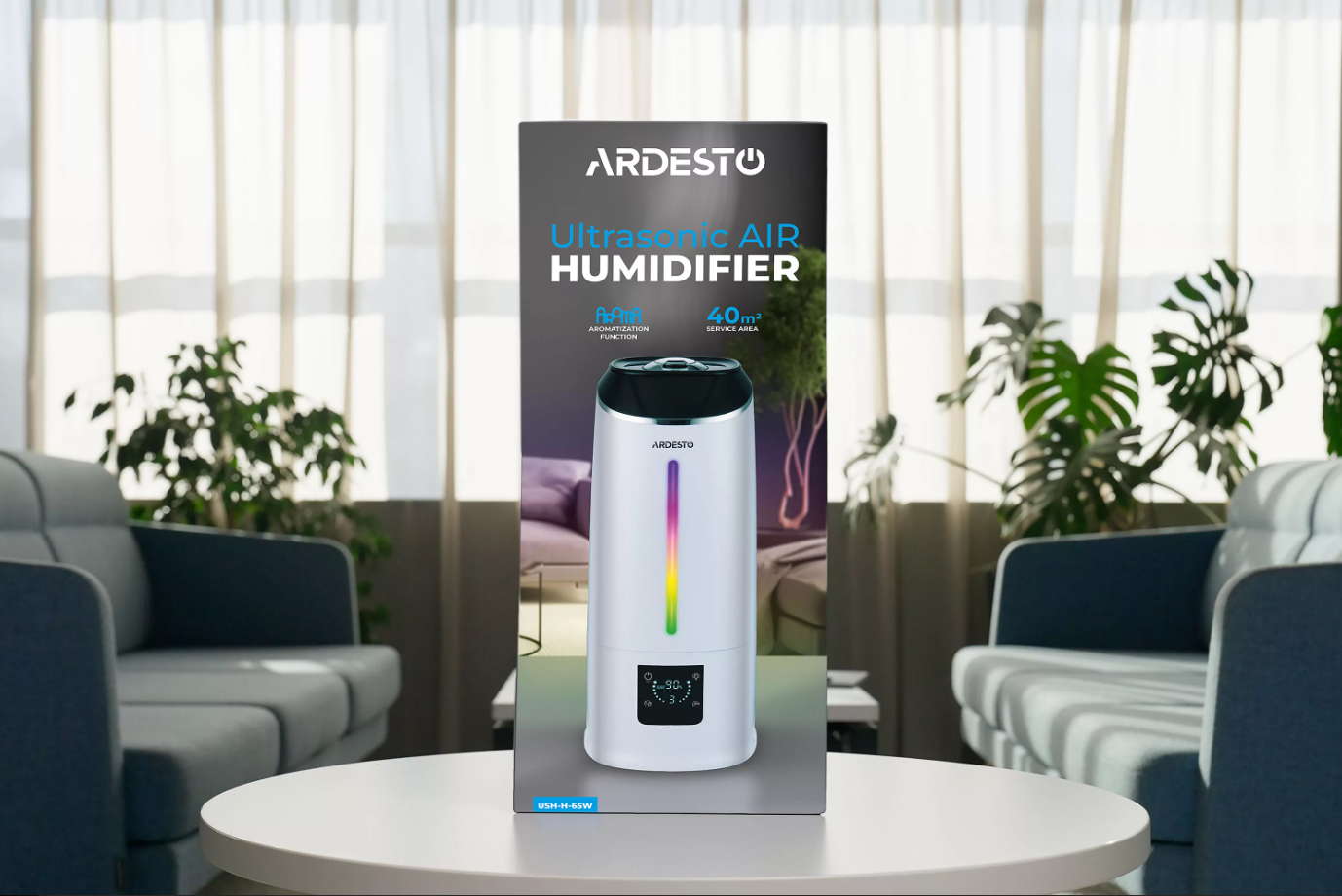 Увлажнитель воздуха Ardesto USH-H-65W фото №12