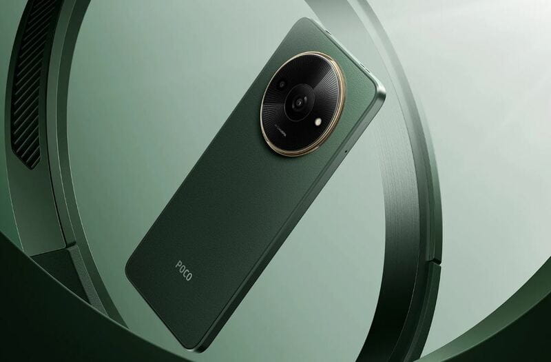 Смартфон Poco C61 4/128GB Green фото №3