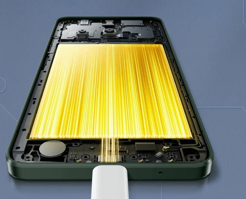 Смартфон Poco C61 4/128GB Green фото №4
