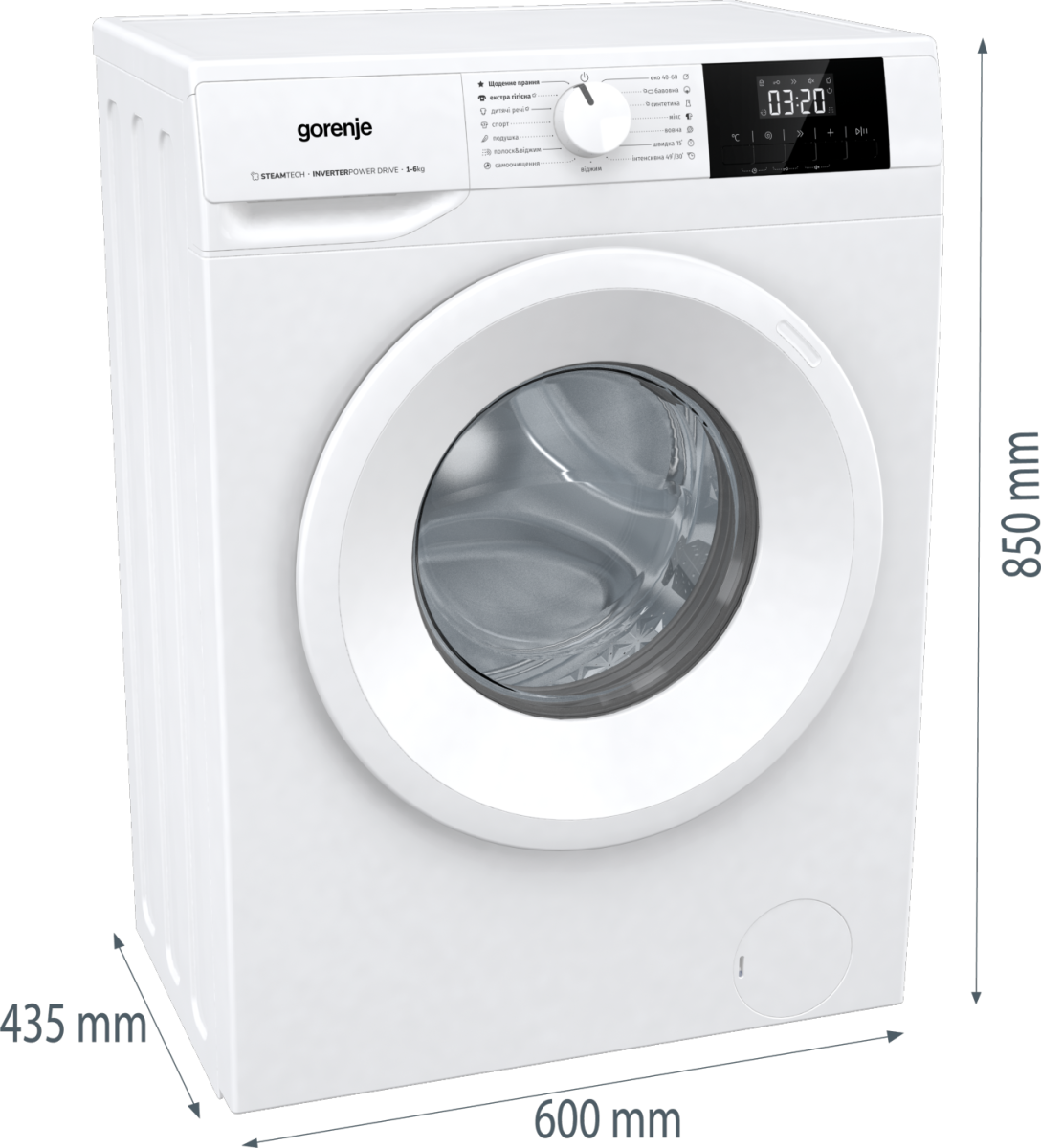 Стиральная машина Gorenje WNGPI61SBS фото №3
