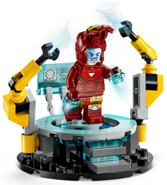 Конструктор Lego Super Heroes Лабораторія Залізної Людини: зал обладунків фото №6